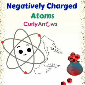 How does an atom become negatively charged?